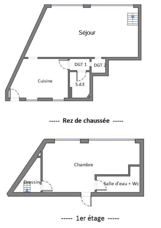 Appartement F3 à vendre - 3 pièces - 111.0 m2 - PARIS - 75018 - ILE-DE-FRANCE - Century 21 Sorim