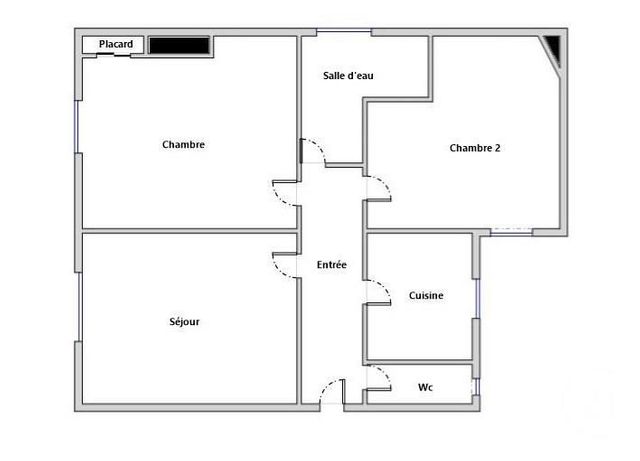 Appartement F3 à vendre - 3 pièces - 47.0 m2 - CLICHY - 92 - ILE-DE-FRANCE - Century 21 Sorim