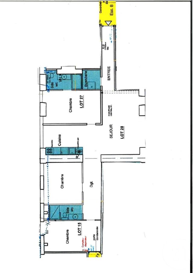 Appartement F4 à vendre - 4 pièces - 80.0 m2 - PARIS - 75018 - ILE-DE-FRANCE - Century 21 Sorim