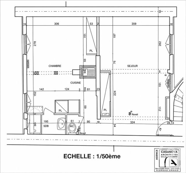 Appartement F2 à vendre - 2 pièces - 41.19 m2 - PARIS - 75005 - ILE-DE-FRANCE - Century 21 Sorim