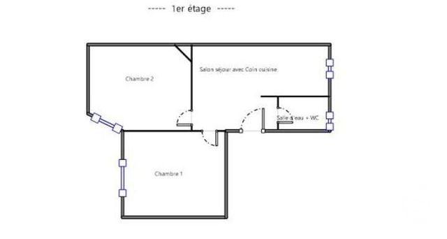 Appartement F3 à vendre - 3 pièces - 41.0 m2 - PARIS - 75018 - ILE-DE-FRANCE - Century 21 Sorim