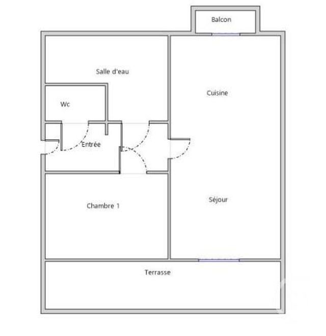 Appartement F2 à louer - 2 pièces - 37.0 m2 - PARIS - 75018 - ILE-DE-FRANCE - Century 21 Sorim