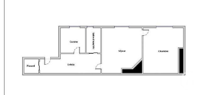 Appartement F2 à vendre - 2 pièces - 35.0 m2 - PARIS - 75018 - ILE-DE-FRANCE - Century 21 Sorim