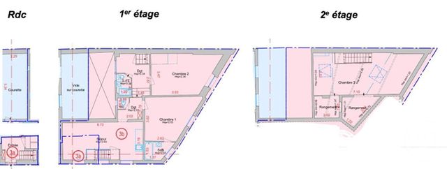 Appartement F4 à vendre - 4 pièces - 96.5 m2 - PARIS - 75018 - ILE-DE-FRANCE - Century 21 Sorim