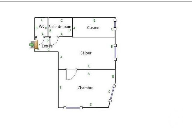 Appartement F2 à vendre - 2 pièces - 31.0 m2 - PARIS - 75018 - ILE-DE-FRANCE - Century 21 Sorim