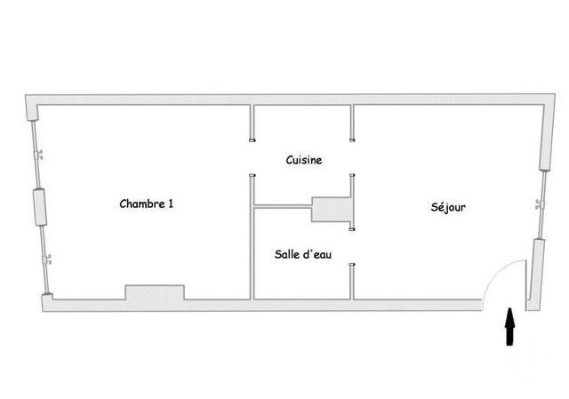 Appartement F2 à vendre - 2 pièces - 31.5 m2 - PARIS - 75018 - ILE-DE-FRANCE - Century 21 Sorim